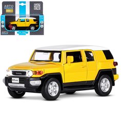 Машинка инерционная Автопанорама 1:32 Toyota FJ Cruiser,желтый