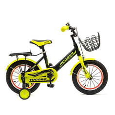 Велосипед 16 Hogger TOCORO Черно-лимонный 041839-003