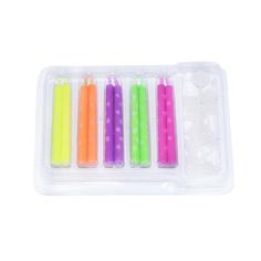 Свечи для торта Цветное пламя Rainbowflame Fissman 10 шт.
