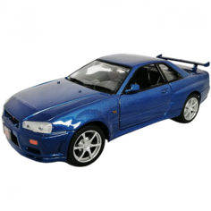 Коллекционная модель автомобиля MOTORMAX Nissan Skyline GT-R, масштаб 1:24, 73264