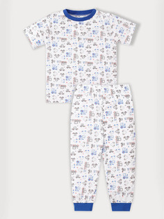 Пижама для мальчиков КотМарКот 2830715 Цв. белый р-р. 98