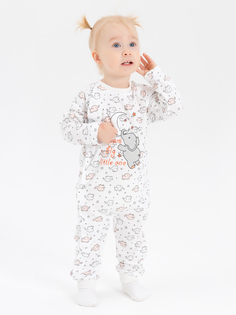 Комбинезон для девочек КотМарКот 638222401 цв. белый р. 62