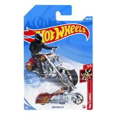 Мотоцикл Hot Wheels коллекционный BAD BAGGER красный GTB18