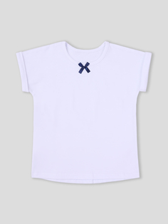 Футболка для девочек КотМарКот 487750010 белый 152