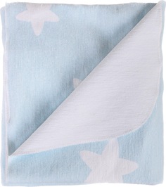 Одеяло детское Баюшки байковое 100% хлопок голубой 2201-зв