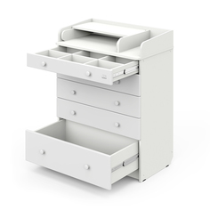 Комод Sweet Baby Marsala Bianco Premium/Bianco, белый премиум/белый, 426768