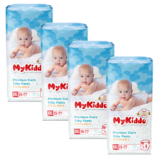 Подгузники-трусики для детей MyKiddo Premium XXL (15-25 кг) 128 шт. 4 уп. x 32 шт.