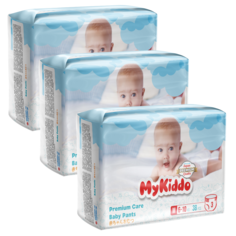 Подгузники-трусики для детей MyKiddo Premium M (6-10 кг) 114 шт. 3 уп. x 38 шт.