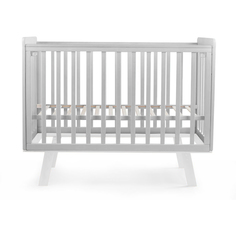 Детская кроватка Sweet Baby Palladio, Grigio/Bianco, с маятником, серый/белый