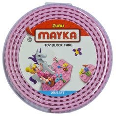 Гибкая лента-скотч для кубиков Zuru "Mayka" 2м/1,5см, розовая