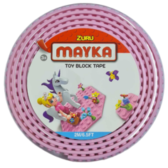 Гибкая лента-скотч для кубиков Zuru "Mayka" 2м/3см, розовая