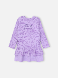 Платье детское КотМарКот My Flower, фиолетовый, 80