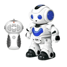 Радиоуправляемый робот на батарейках, световые и звуковые эффекты 11500027 No Brand