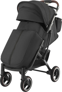 Коляска Yoya Dearest 818 Plus Black Super Wheels Premium Set Black 2023 с сумкой для мамы