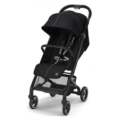 Коляска прогулочная, Cybex Beezy 2023 Moon Black с бампером и дождевиком