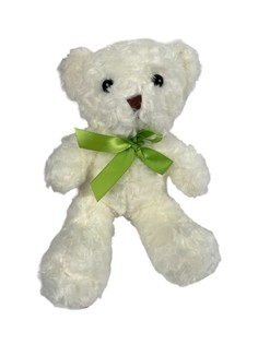 Мягкая игрушка Медведь белый, 30см, в пакете No Brand