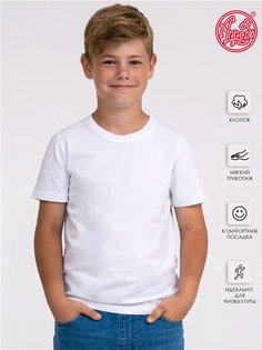 Футболка детская Апрель 1ПДК1110001, белый, 116