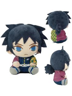 Мягкая игрушка Plush Story Гию Томиока ver. 2 из аниме Клинок, рассекающий демонов черный