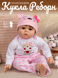 Кукла Amore Bello силиконовая реалистичная, Реборн, подвижные части тела, JB0211279