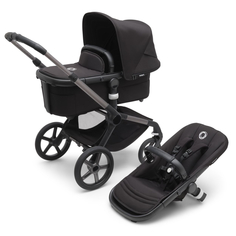 Детская коляска 2 в 1 Bugaboo Fox5 на шасси Grey black Midnight black
