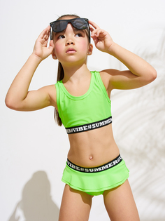 Купальник раздельный детский КотМарКот 788572769, салатовый, 98