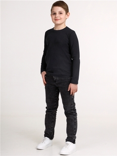 Лонгслив детский Апрель 1ПДД842809, антрацит, 128