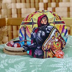 Дайсбокс для кубиков днд "Искупление. Витраж", pathfinder, Чудеса Леса