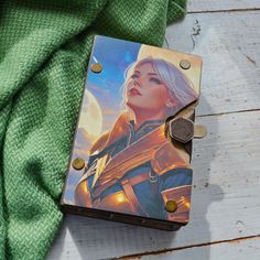 Дайскейс для кубиков на коже днд "Титания", pathfinder, Чудеса Леса
