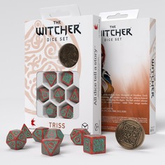 Набор кубиков для игр Q-Workshop The Witcher Dice Set Triss – Merigold the Fearless, 7 шт.