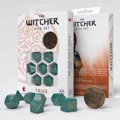 Набор кубиков для игр Q-Workshop The Witcher Dice Set Triss – The Beautiful Healer, 7 шт.