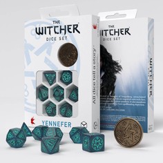 Набор кубиков для игр Q-Workshop The Witcher Dice Set Yennefer – Sorceress Supreme, 7 шт.
