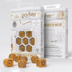 Набор кубиков для игр Q-Workshop Harry Potter - Gryffindor Modern Dice Set Gold
