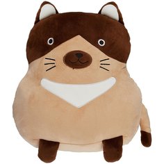 Мягкая игрушка Кот с пятнышком (бежевый) (40 см) No Brand