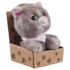 Мягкая игрушка «Кот» в крафт-коробке, 13 см No Brand