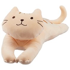 Мягкая игрушка «Кот бежевый в полосочку на животе», 60 см No Brand