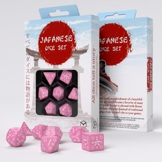 Кубики для настольных игр Q-Workshop Cherry Blossoms Petals белый; розовый
