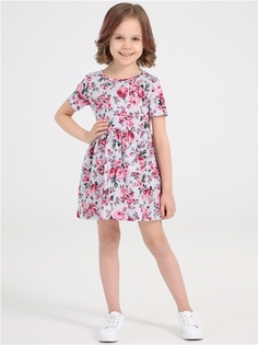 Платье детское Апрель 1ДПК3998001н, серый, 104