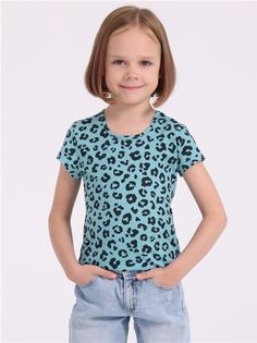 Футболка детская Апрель 1ДДФК2620001н, бирюзовый, 110