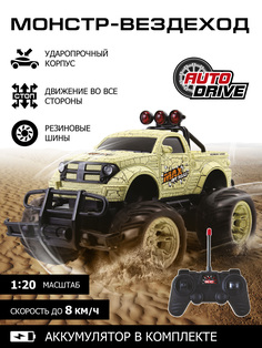 Радиоуправляемая машинка ТМ AUTODRIVE Монстр-трак 2WD, М1:20, JB0404776