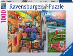 Пазл Ravensburger 1000 Вид на кемпинг из фургона, арт.16457