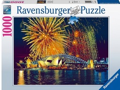 Пазл Ravensburger 1000 Фейерверк над Сиднейским оперным театром, Австралия, арт.16410