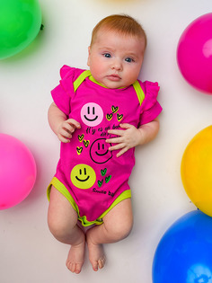 Боди детское КотМарКот 913222831, розовый, 74