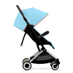 Прогулочная коляска Cybex Orfeo, Beach Blue + фирменный бампер