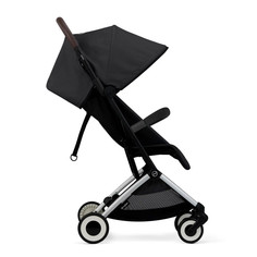 Прогулочная коляска Cybex Orfeo, Moon Black + фирменный бампер