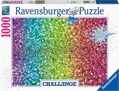 Пазл Ravensburger 1000 Челлендж. Блестки, арт.16745