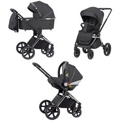 Коляска 3 в 1 Carrello Ultimo CRL-6512 Cool Grey CHROME