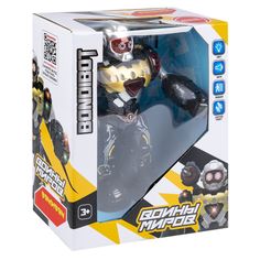 Робот ВОИНЫ МИРОВ, BONDIBOT Bondibon , свет, звук, движение, стрельба / ВВ6181