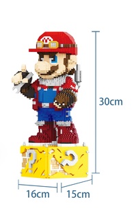 Конструктор 3D из миниблоков Balody LP Super Worker Супер Марио 3048 элементов - BA200607