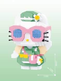 Конструктор 3D из миниблоков Balody LP Hello Kitty Котенок на прогулке 773 эл BA210573