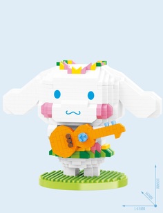Конструктор 3D из миниблоков Balody LP Cinnamoroll Зайчонок с гитарой 798 эл BA210648